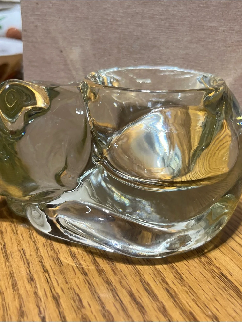 Vintage Smoke Glass Votive Holders - Set of 3